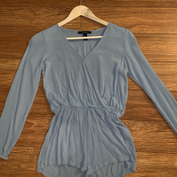 Forever 21 Dresses & Skirts - Light Blue Romper